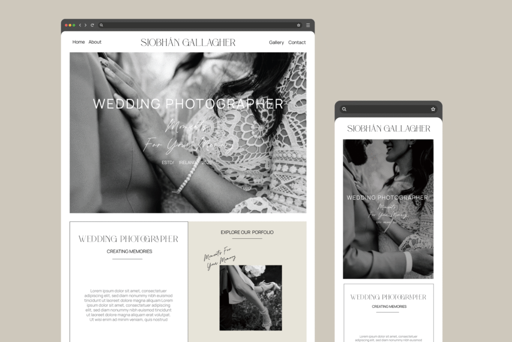 Wedding Web Siobhan